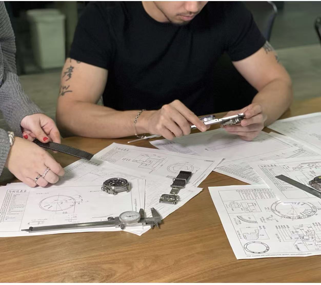 Professional watch unboxing experience